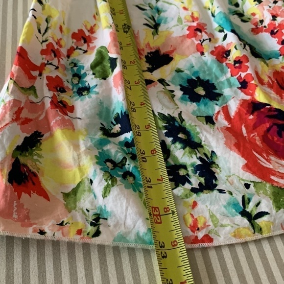 Speechless Floral Print on White Dress Size 3 #37 - Picture 9 of 9